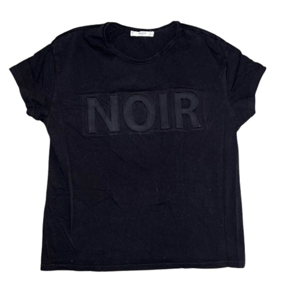 Mango Black 'Noir' Short Sleeve Tee - Picture 1 of 2
